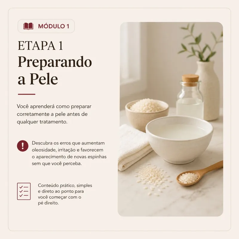 Módulo 01 — Preparando a pele